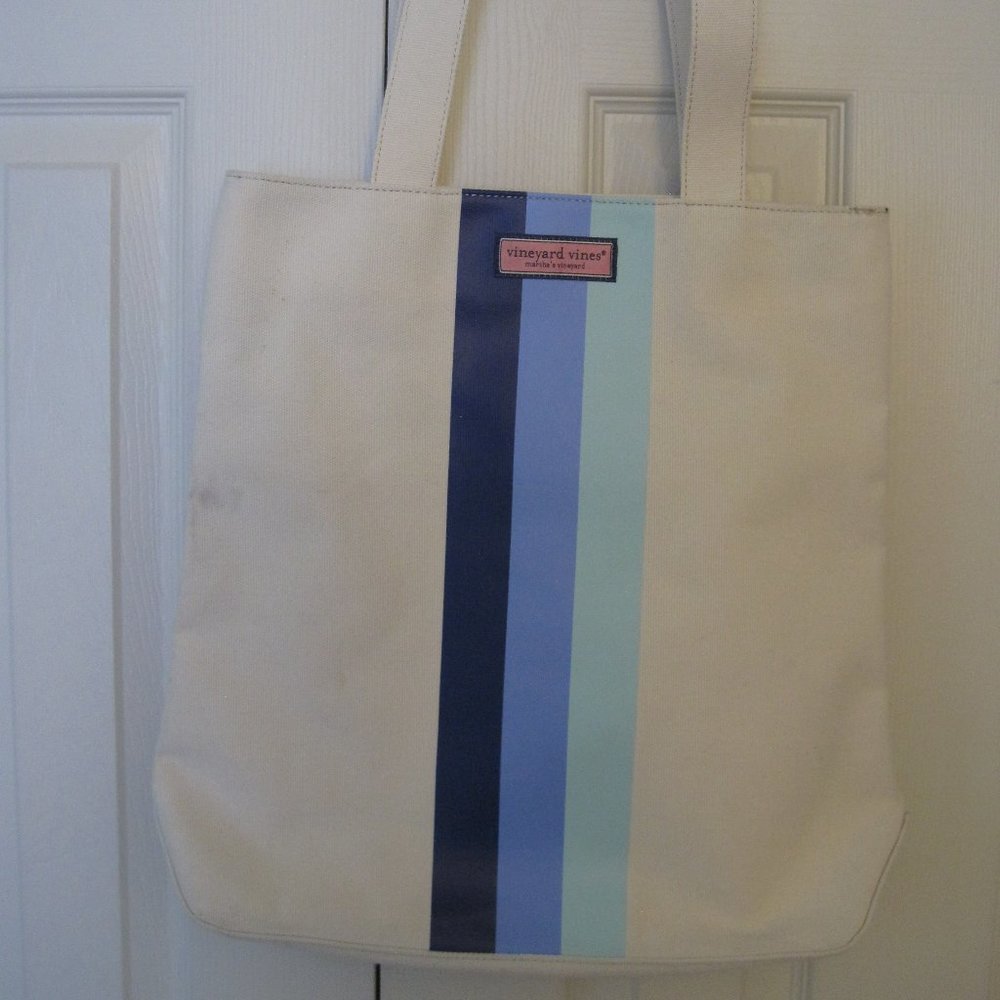 NWT Vineyard Vines Canvas Tote Bag